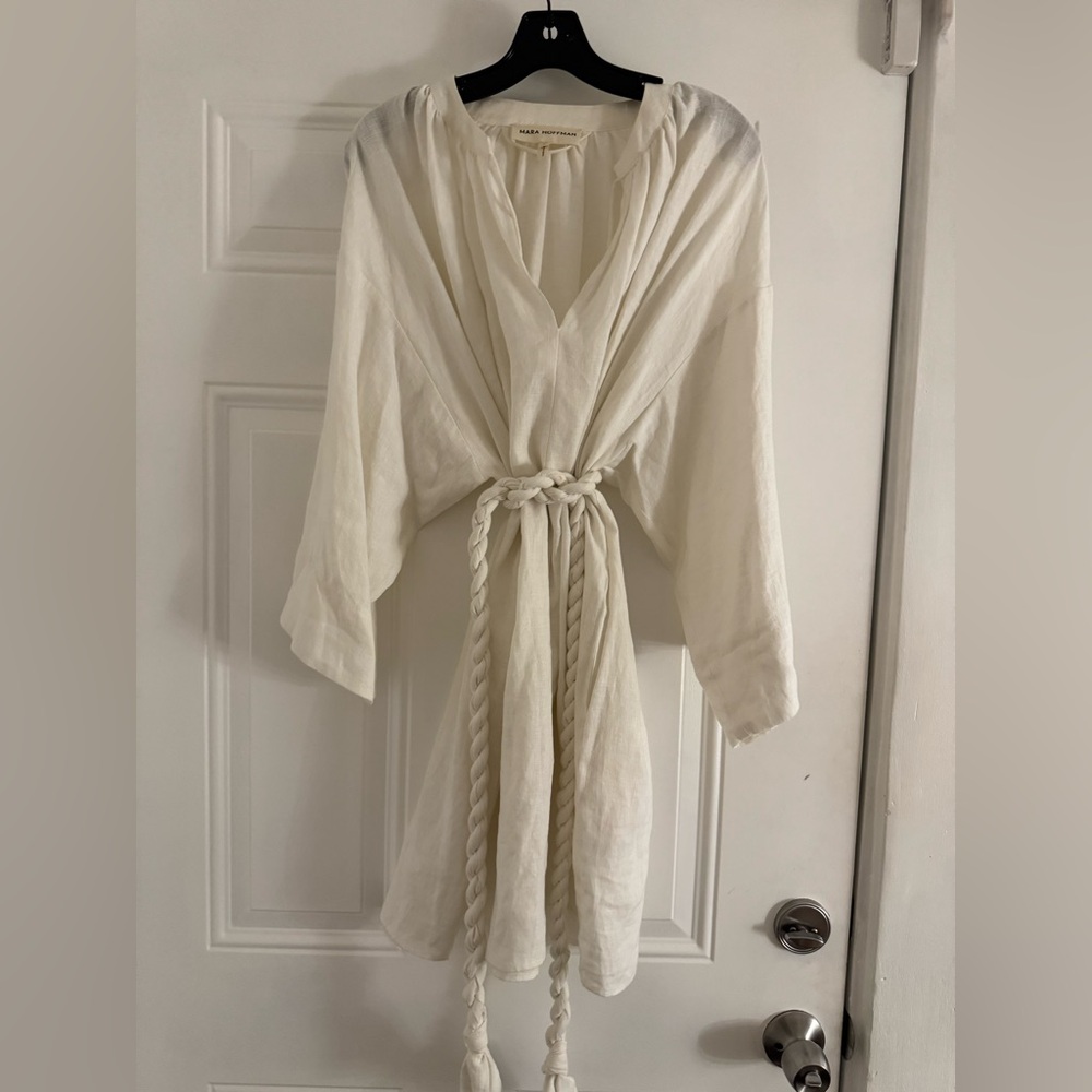 Mara Hoffman Cream Women's Robe dress